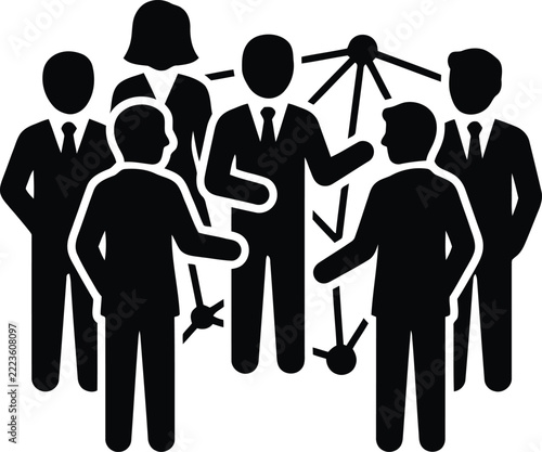 Business Networking Team Icon