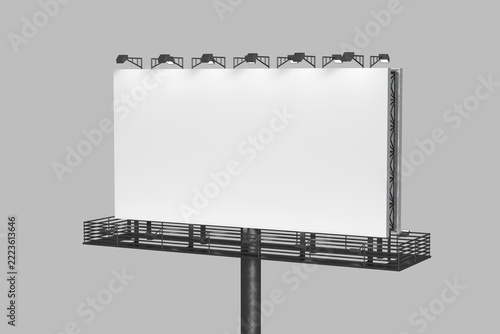Outdoor billboard Blank Mockup Set