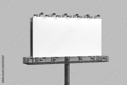 Outdoor billboard Blank Mockup Set
