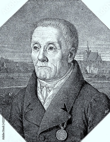 Joachim Christian Nettelbeck, 20 September 1738, 29 January 1824, was a well-known German folk hero through his role in the defence of Kolberg in 1807 and his autobiography, digitally enhanced reproduction of an original 19th century print