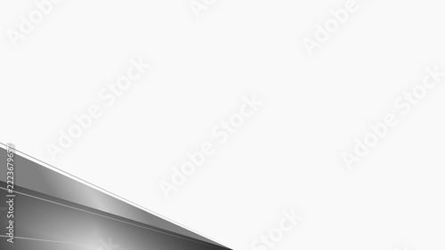 Luxury Silver Ribbon Corner Border Design with Copy Space for Certificate and Corporate Background