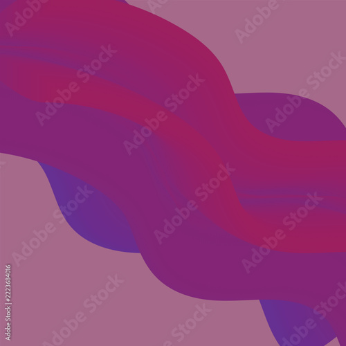 Abstract purple wave background with fluid shapes for modern graphic