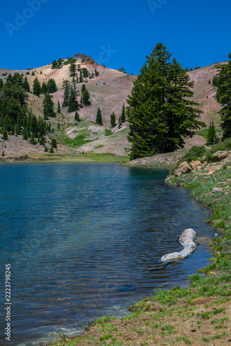 Ridge Lake in Lassen Volcanic National Park, CA