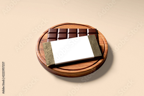 Chocolate Bar Packaging Blank