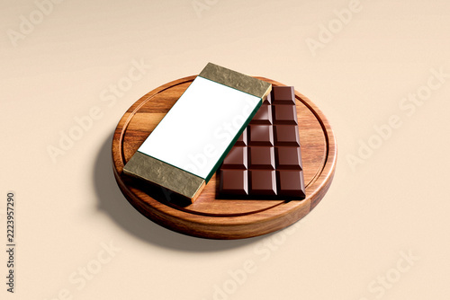Chocolate Bar Packaging Blank