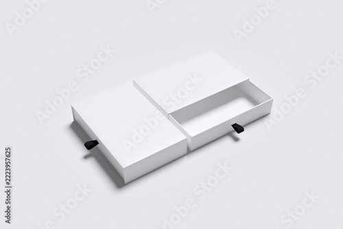 Realistic Gift Box Blank