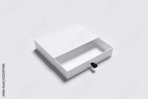 Realistic Gift Box Blank