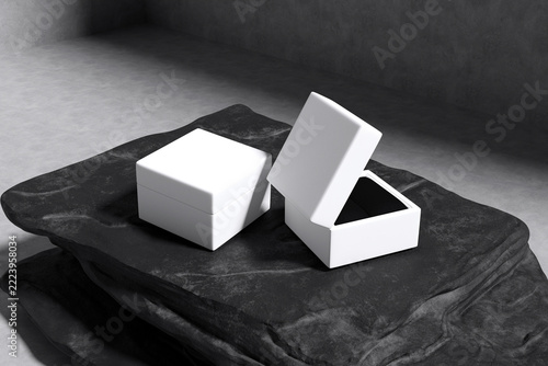 Realistic Ring Box Blank