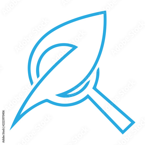 Eco Search Icon Design