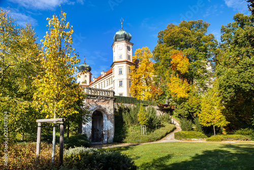 baroque castle Mnisek pod Brdy, Central Bohemian region, Czech republic