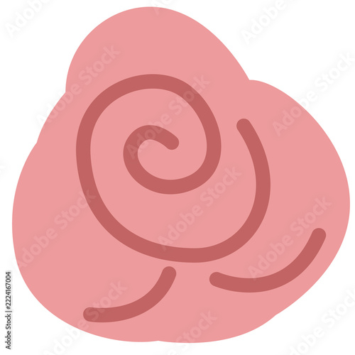 Simple Minimalist Rose Flower Collection Clipart Set Bundle with Red Pink and Rose Gold Blossoms