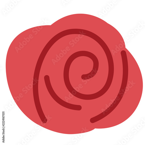 Simple Minimalist Rose Flower Collection Clipart Set Bundle with Red Pink and Rose Gold Blossoms