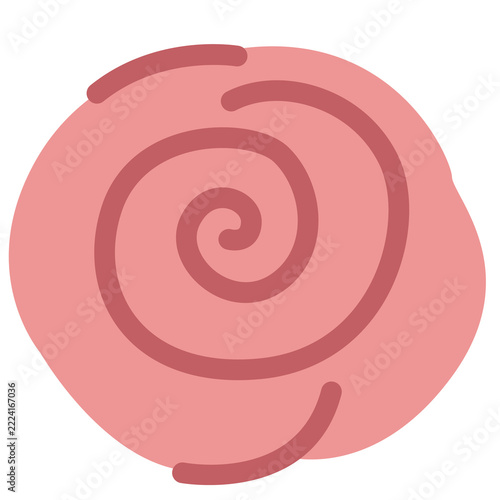 Simple Minimalist Rose Flower Collection Clipart Set Bundle with Red Pink and Rose Gold Blossoms