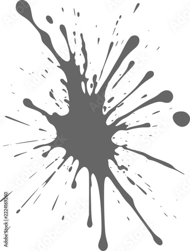 Vibrant vector ink splash featuring colorful fluid shapes, artistic energy, and dynamic movement draw
