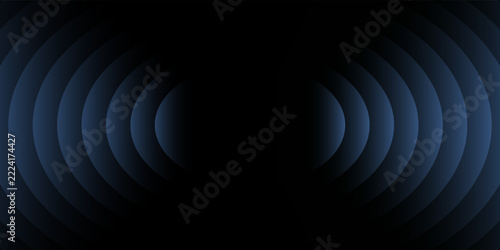 Set of  realistic radar, signal, noise, vibration vector icons