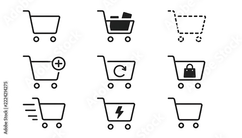 shopping cart icons