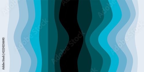 Blue gradient horizontal stripes palette background with subtle grid line pattern