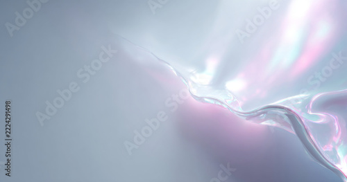 Abstract iridescent fluid surface texture