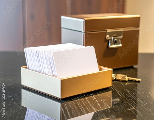 Hotel Key Card Inventory Storage for Front Desk Operations