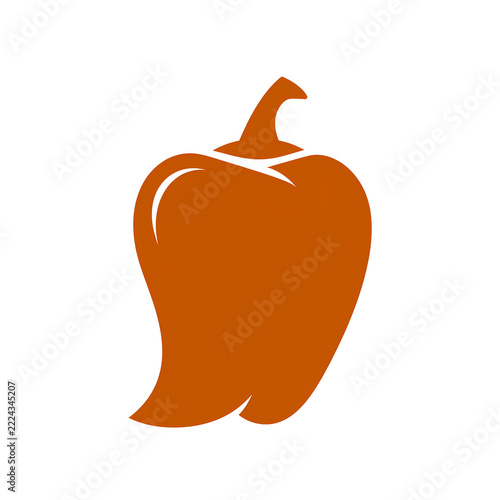 illustration of a beautiful chili
