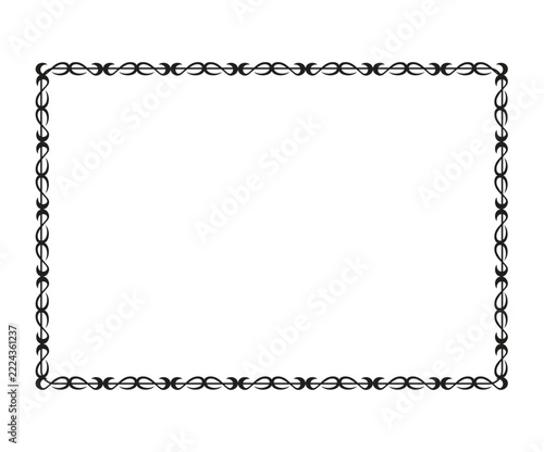 artistic creative detailed floral border.eps