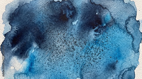 Blue watercolor texture background