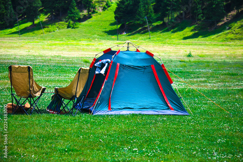 Outdoor nature vacation camping tent