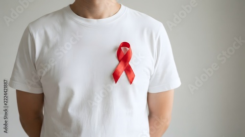 Raising awareness and showing support remembering those affected by hiv aids on world aids day