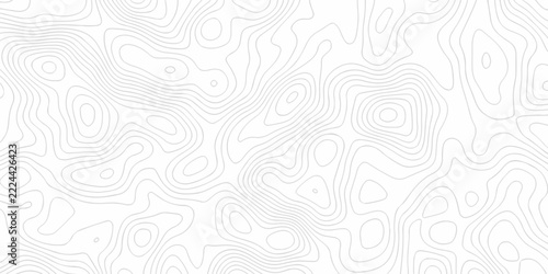 abstract topographic outline map. geographic area mountain relief design. contour maps. white spiral minimal line background. topographic contour lines vector map paper pattern.