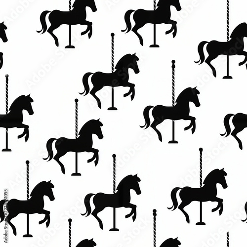 Carousel Horses Icons