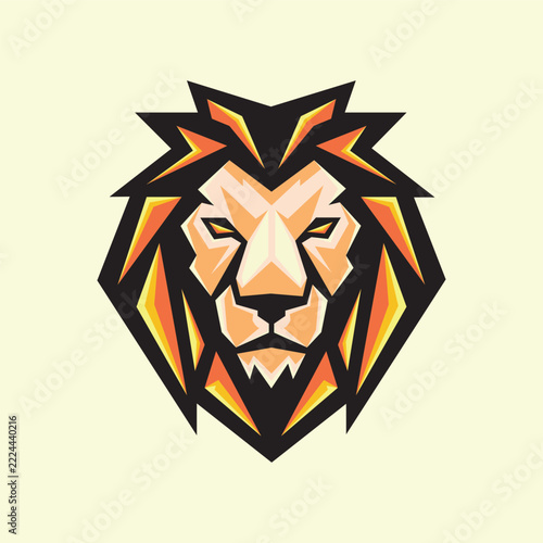 Geometric Animal Emblem T-Shirt Design