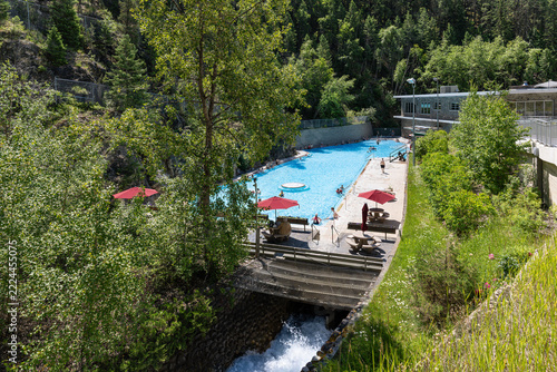 Radium Hot Springs mineral pool