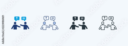 Discussion Multiple Style Icon Collection