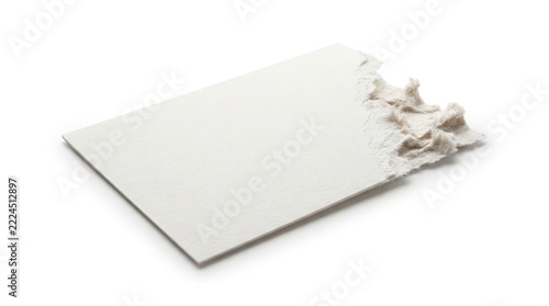 Open envelope with scattered pills on a white surface suggesting medication and health concerns