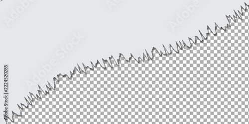 orn Paper Edge Effect on Transparent Background