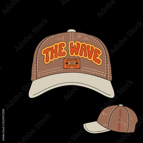 baseball cap vector illustration