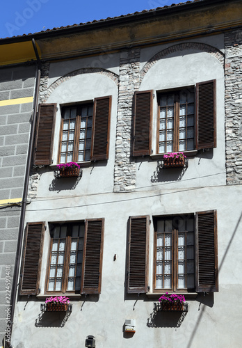 A medieval glimpse in the historic village of Bobbio, Piacenza, Italy