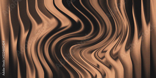 Bronze Abstract Wave Lines Texture Background