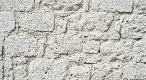 White texture background, Abstract surface wallpaper of stone wall-