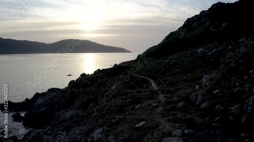 Golfe de Lava, Corse du Sud, vue de drone