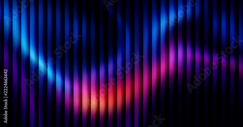 Abstract background with vertical lines and glowing blue and purple light waves