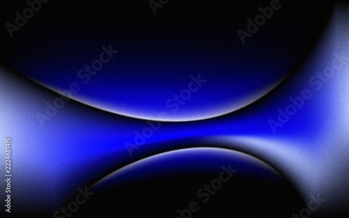 Abstract blue background with smooth flowing curves and soft grain texture, modern digital art design for wallpaper or presentation