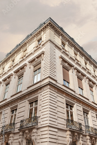 Elegant architecture in the French capital city