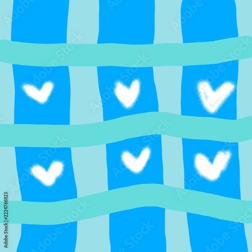 blue and white background