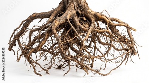 dry tree branch isolated