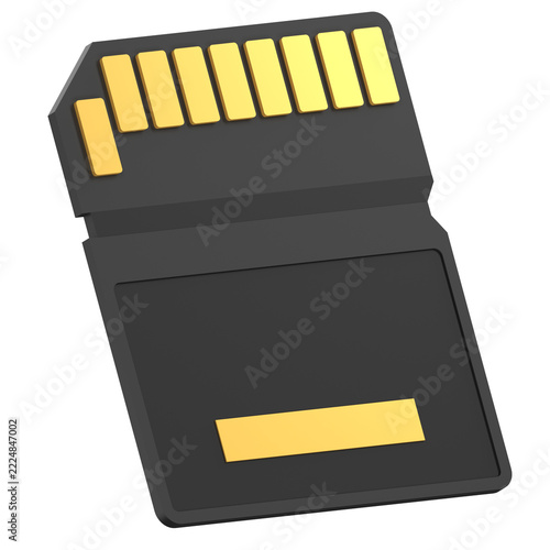 Sd Card 3D Icon