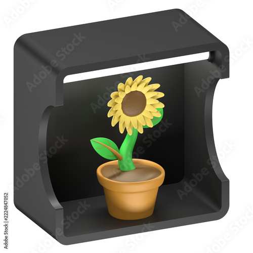 Light Box 3D Icon