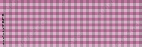 Pink gingham pattern background, seamless check texture for fabric, tablecloth, and banner design.