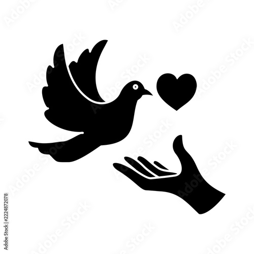 dove of peace icon
