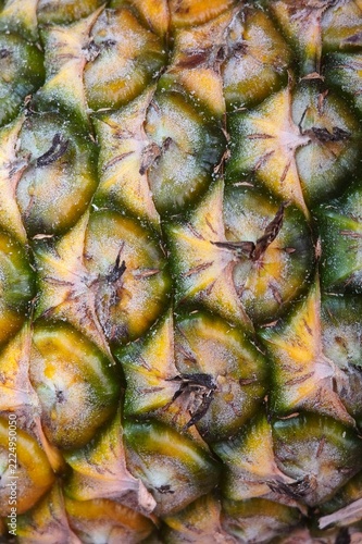 close up of the pineapple peel for background